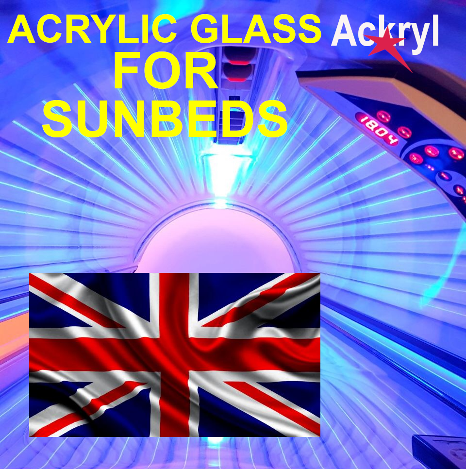 Acrylic glass for the solarium
